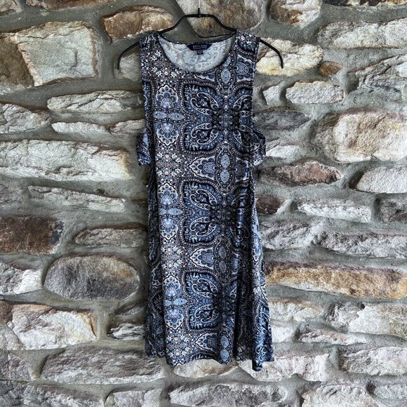 American Eagle Outfitters AEO Soft & Sexy, Dress, Cut-outs, Black Pink Paisley S - Picture 7 of 12